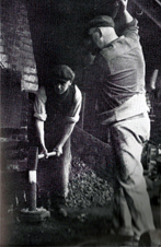 Chain makers in Staffordshire