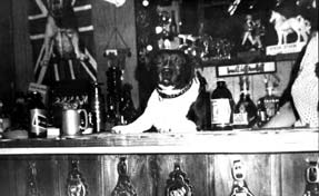 Winston manning the bar.
