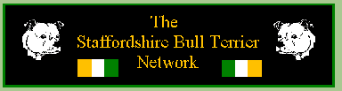 The Staffordshire Bull Terrier Network Banner.